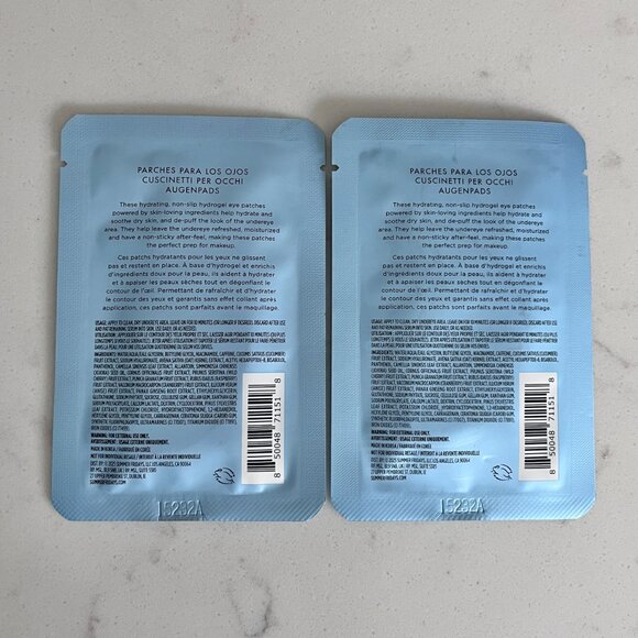Summer Fridays Jet Lag Eye Patches 2 Sets Hydrating Depuffing Caffeine Peptides - Picture 2 of 2